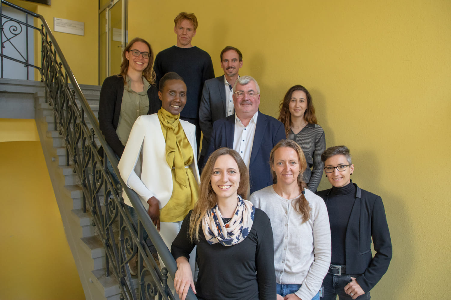 Gruppenbild des Teams vom Projekt Notfall- und Intensivmedizin